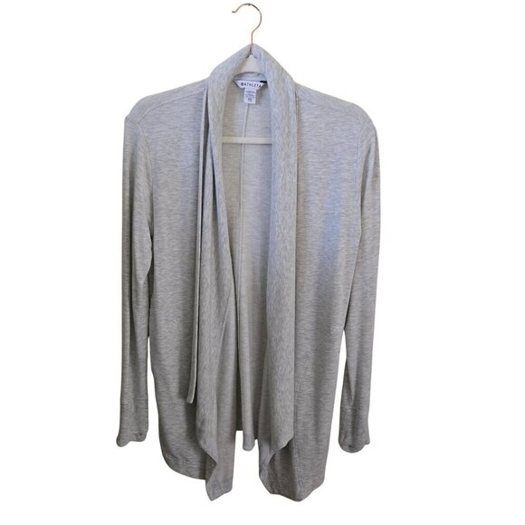 Athleta Pranayama ll Wrap Cardigan Sweater Light Gray Heather Size XXS - Picture 2 of 9
